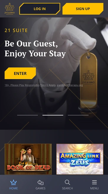 21 casino main