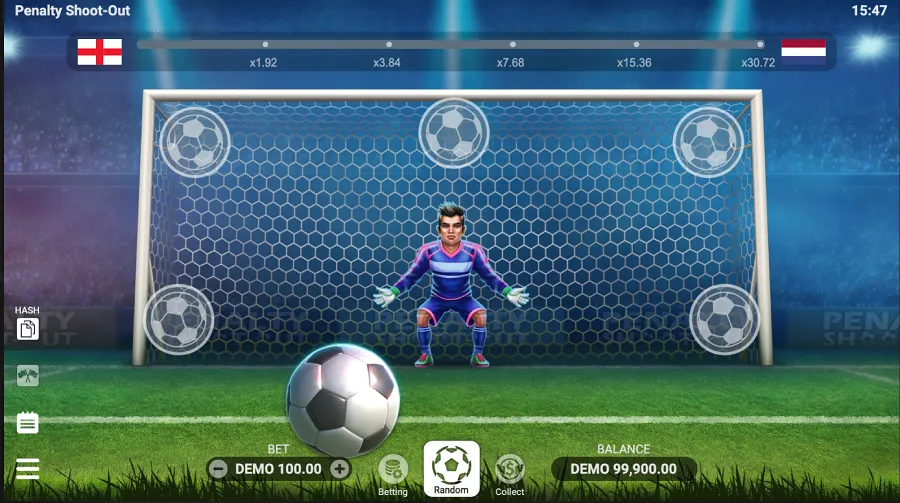 Penalty shoot Out gameplay