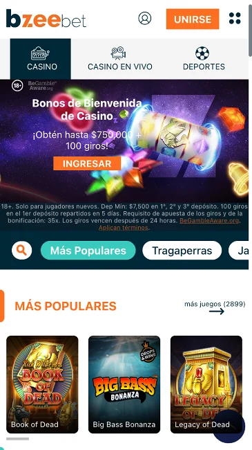 bzeebet casino main