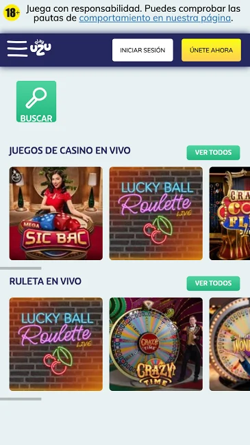 playuzu live casino